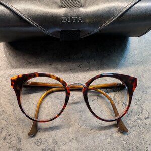 DITA Reckless glasses frames DRX-3037-B-TRT-GLD